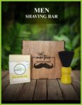 men shaving bar