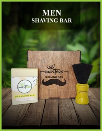 men shaving bar